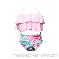 Family Outfit Swimwear Girls Swimming Suit Kids Bikini Pink 1 B07QFGZDBY